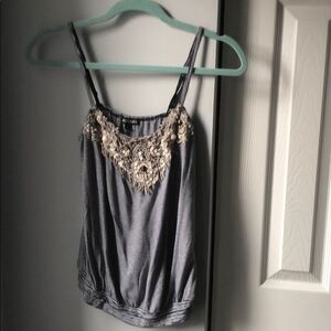 🍭6/$30 Express rayon detailed slouchy tank XS